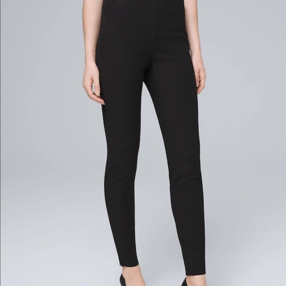 WHBM Comfort Stretch Flat-Front Skinny Ankle Pants - Picture 3 of 6
